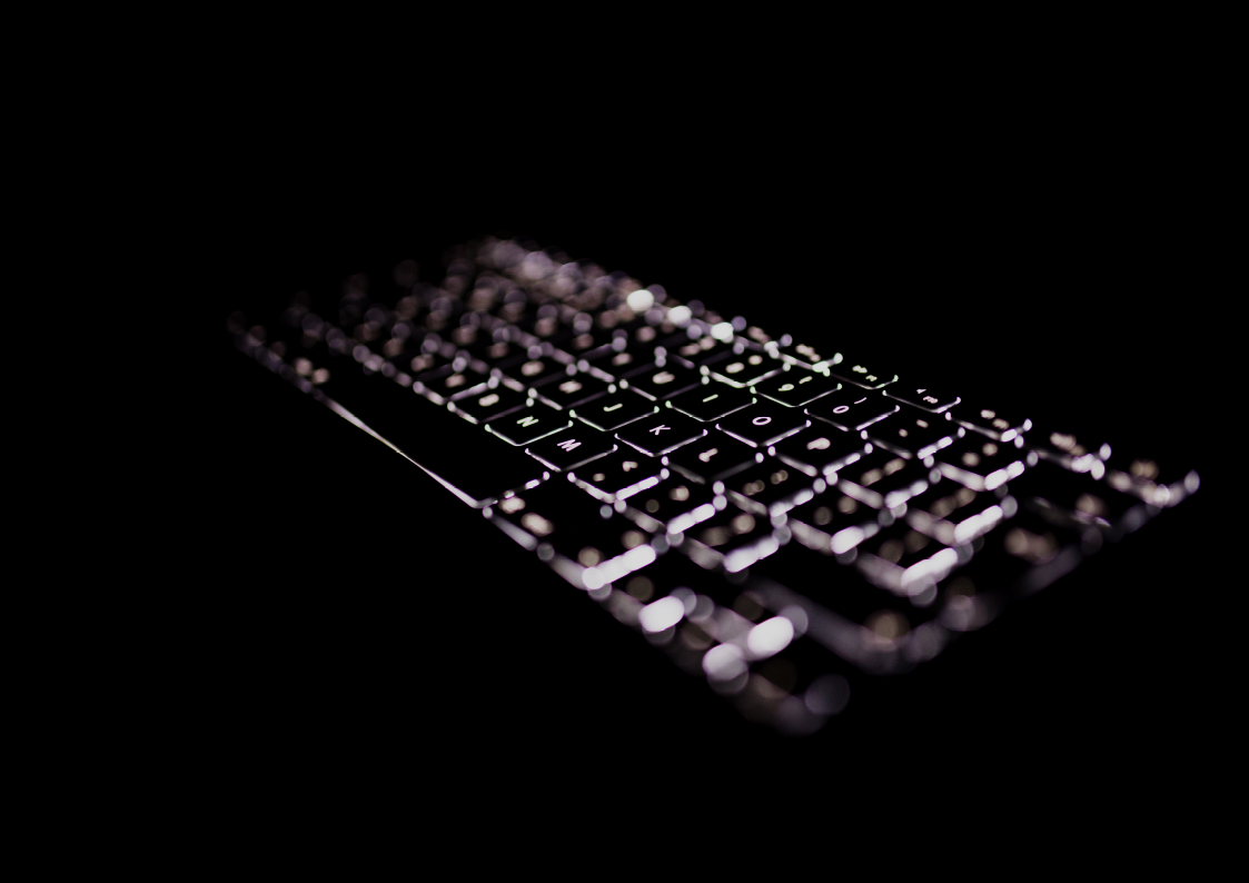Clavier éclairé noir et blanc